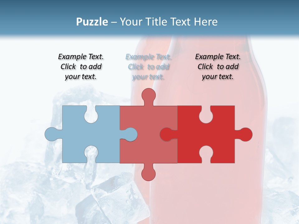 Cool Ice Photography PowerPoint Template