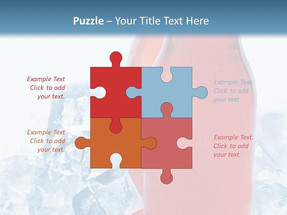 Cool Ice Photography PowerPoint Template