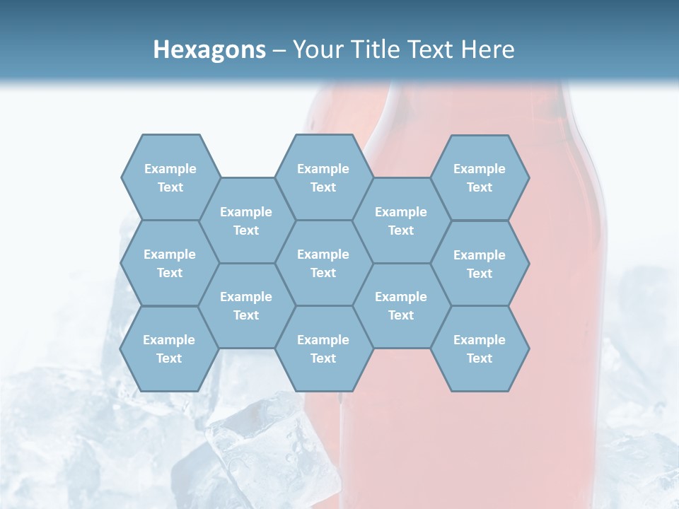 Cool Ice Photography PowerPoint Template