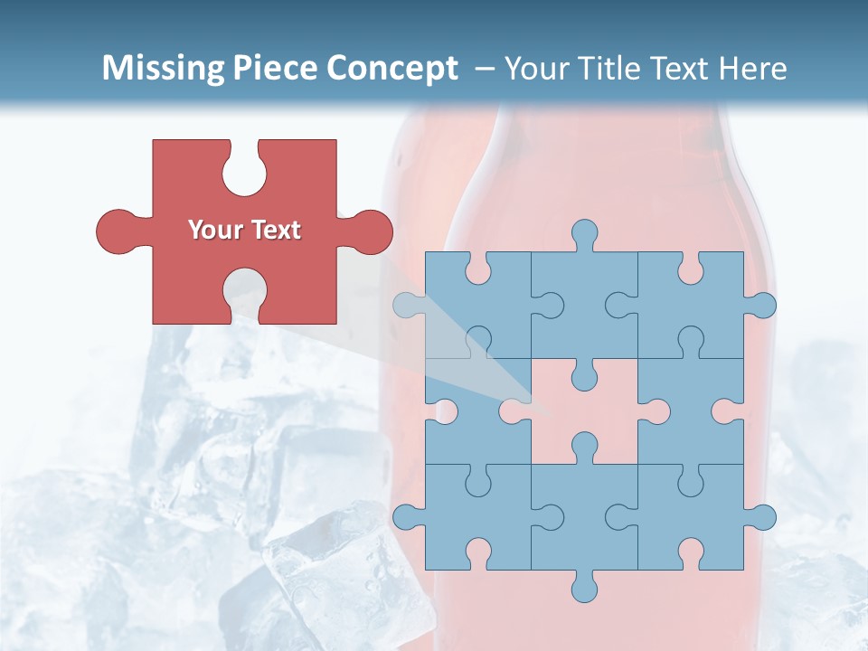 Cool Ice Photography PowerPoint Template