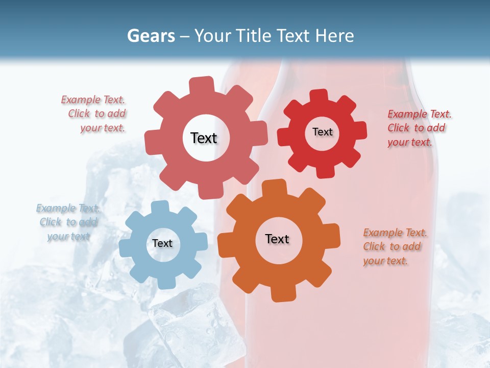 Cool Ice Photography PowerPoint Template