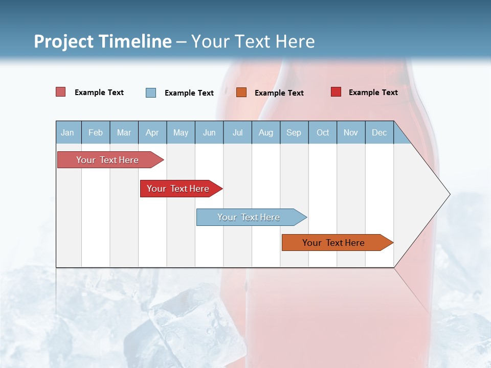 Cool Ice Photography PowerPoint Template