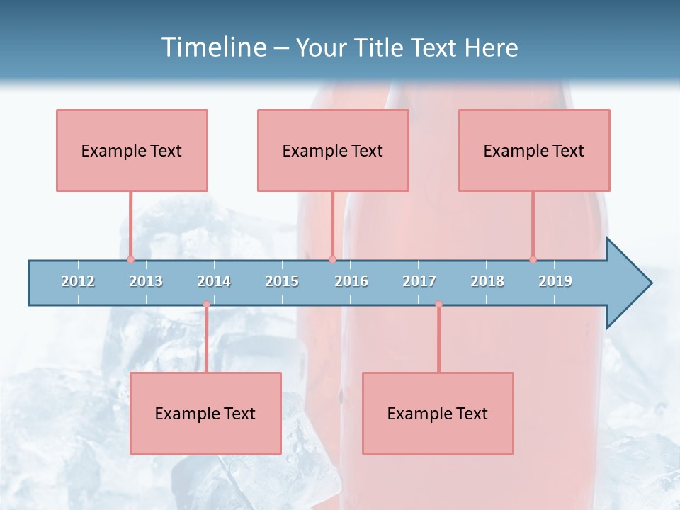 Cool Ice Photography PowerPoint Template