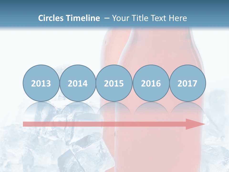 Cool Ice Photography PowerPoint Template