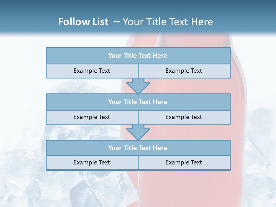 Cool Ice Photography PowerPoint Template