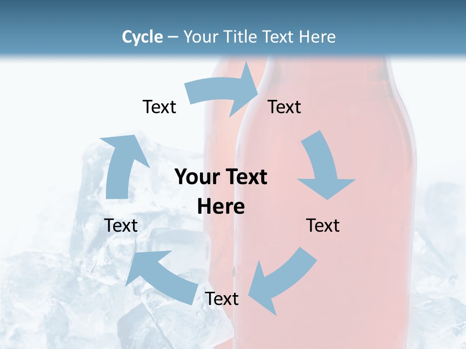 Cool Ice Photography PowerPoint Template