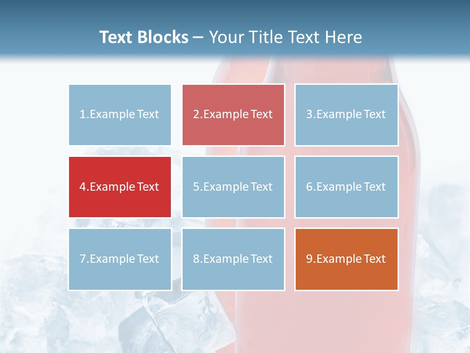 Cool Ice Photography PowerPoint Template