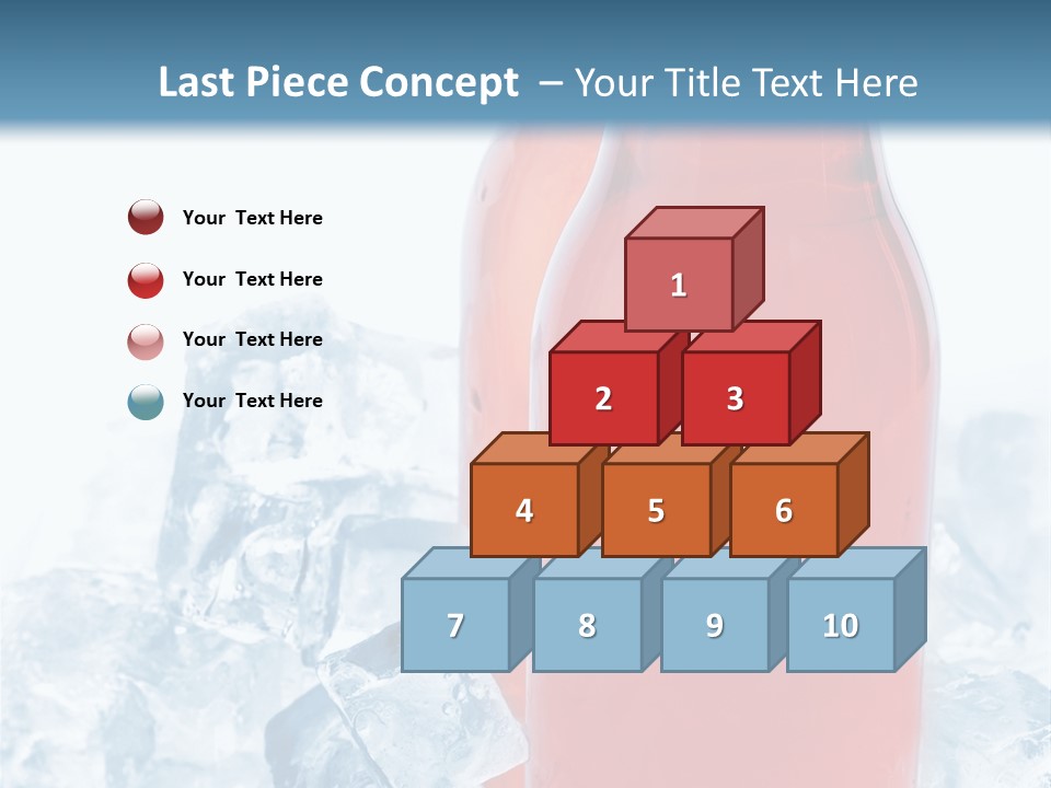 Cool Ice Photography PowerPoint Template