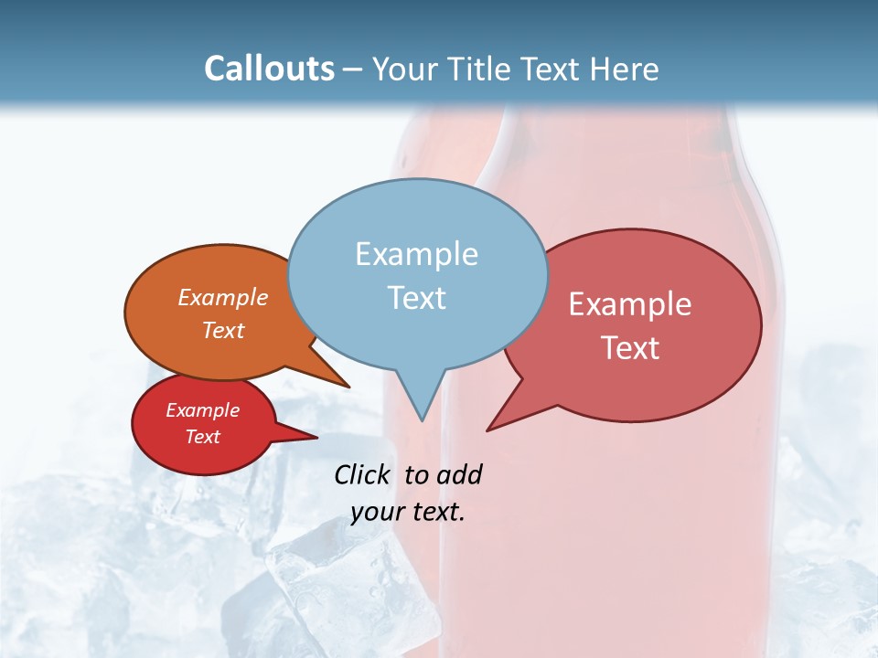 Cool Ice Photography PowerPoint Template