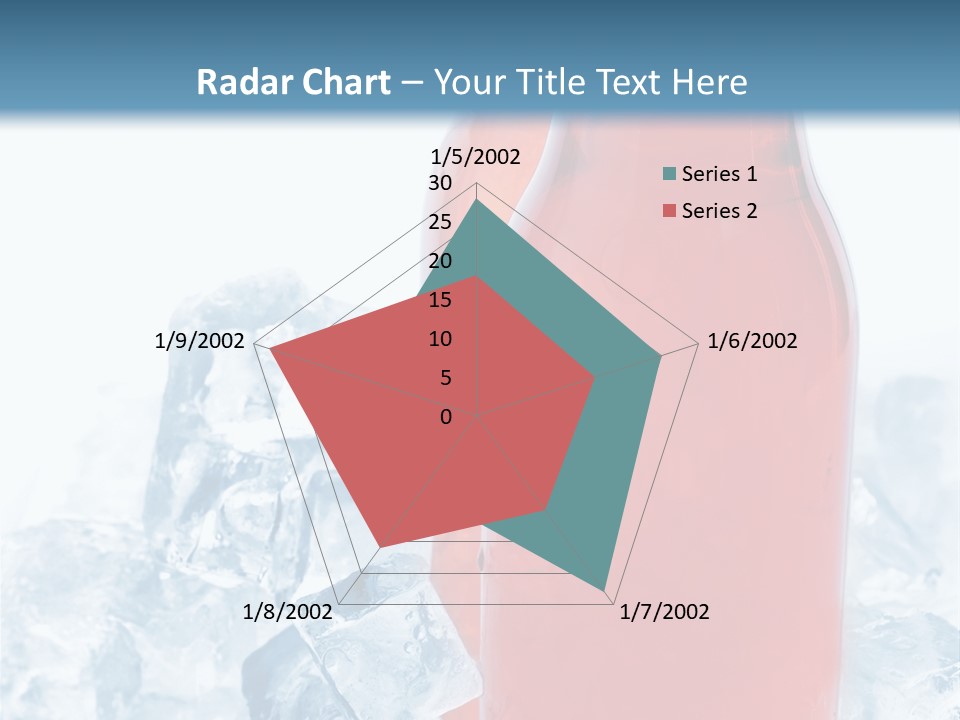 Cool Ice Photography PowerPoint Template