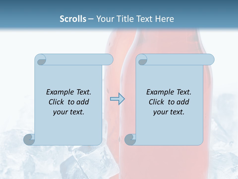 Cool Ice Photography PowerPoint Template
