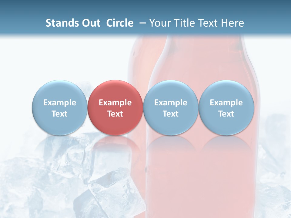 Cool Ice Photography PowerPoint Template