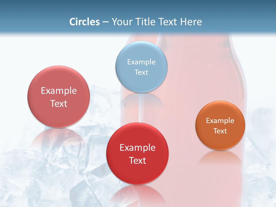 Cool Ice Photography PowerPoint Template