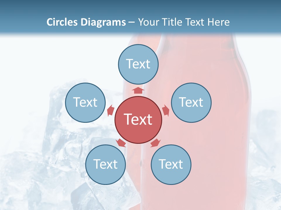 Cool Ice Photography PowerPoint Template