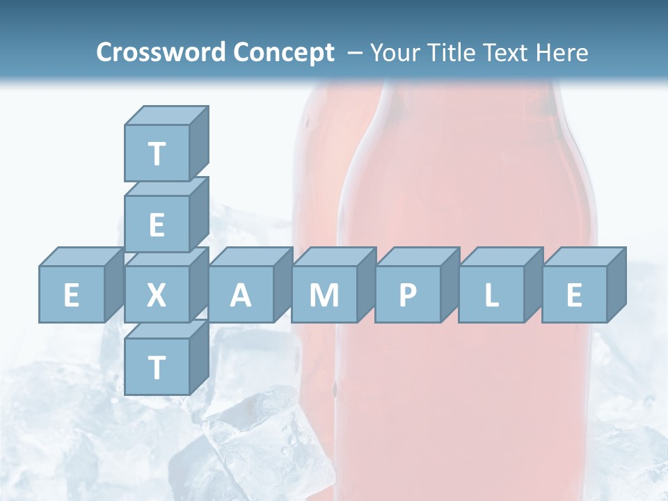 Cool Ice Photography PowerPoint Template