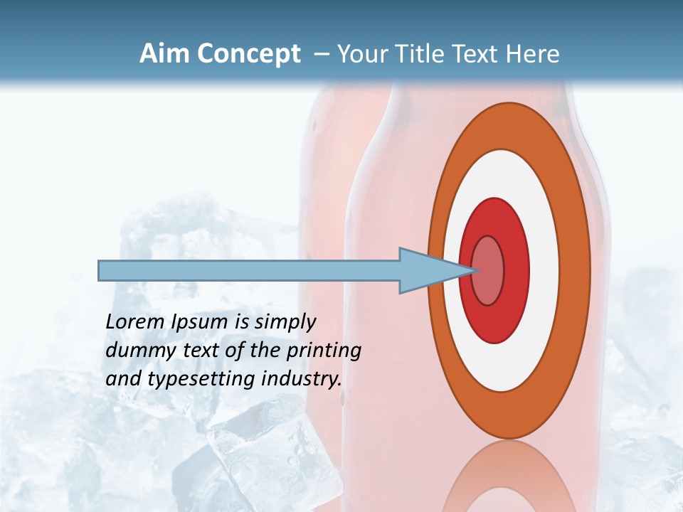 Cool Ice Photography PowerPoint Template