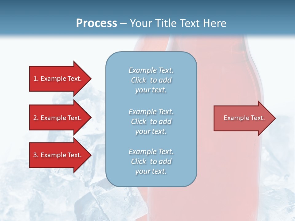 Cool Ice Photography PowerPoint Template