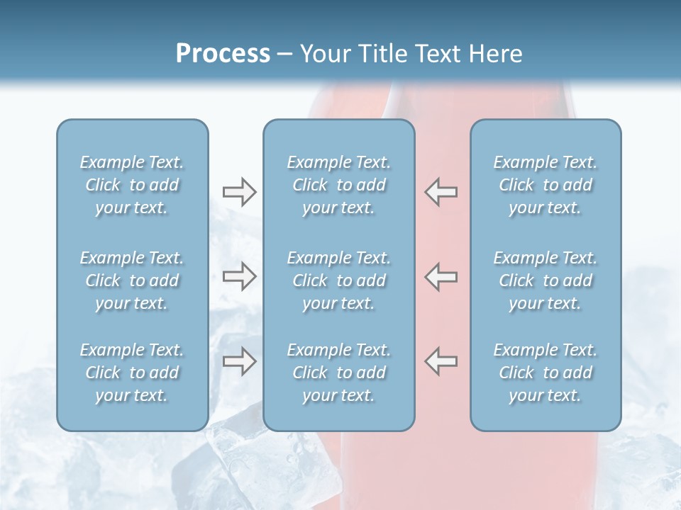 Cool Ice Photography PowerPoint Template