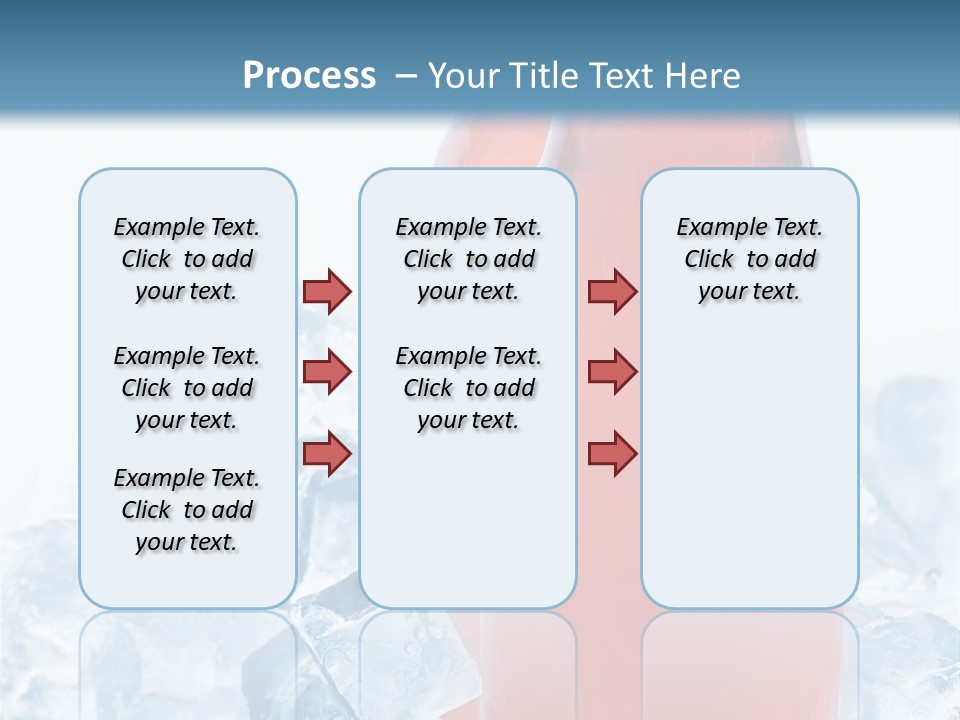 Cool Ice Photography PowerPoint Template