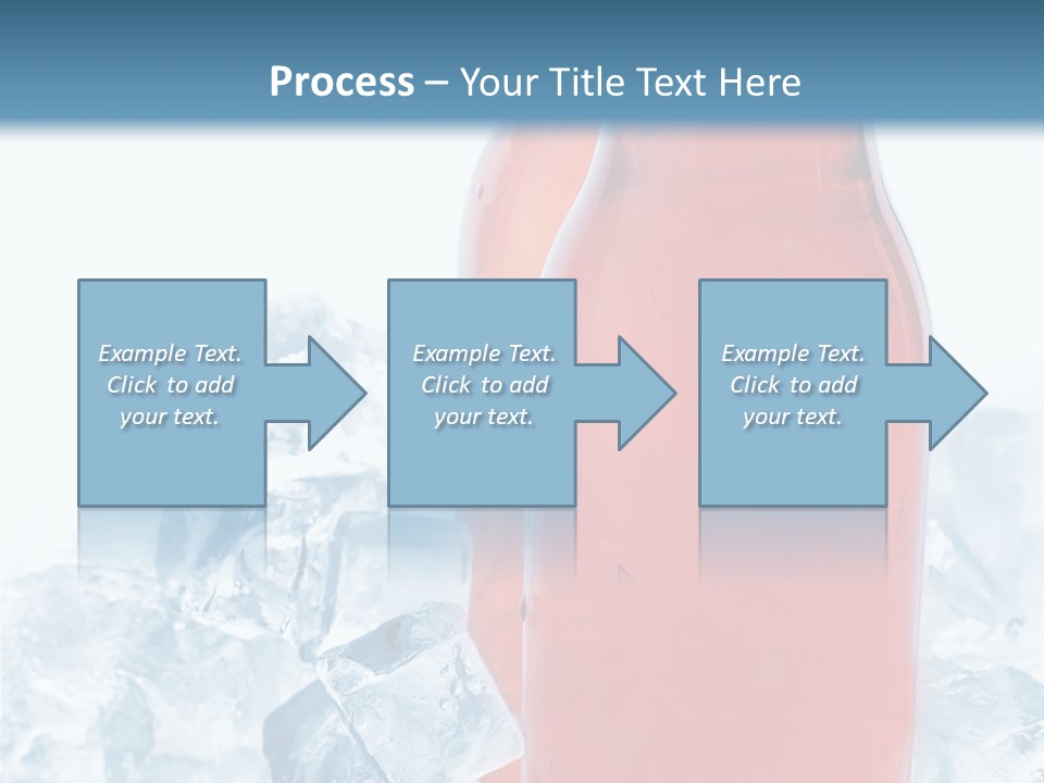 Cool Ice Photography PowerPoint Template
