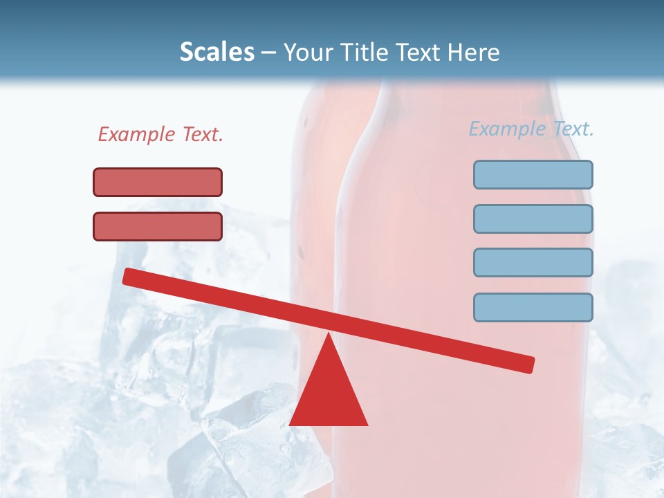 Cool Ice Photography PowerPoint Template