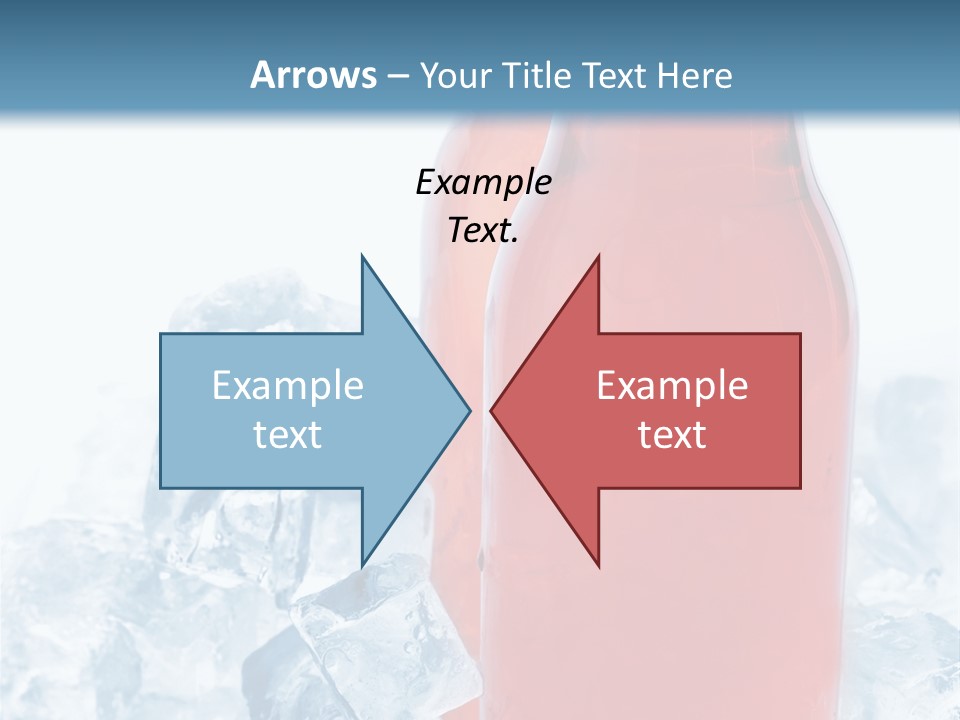 Cool Ice Photography PowerPoint Template