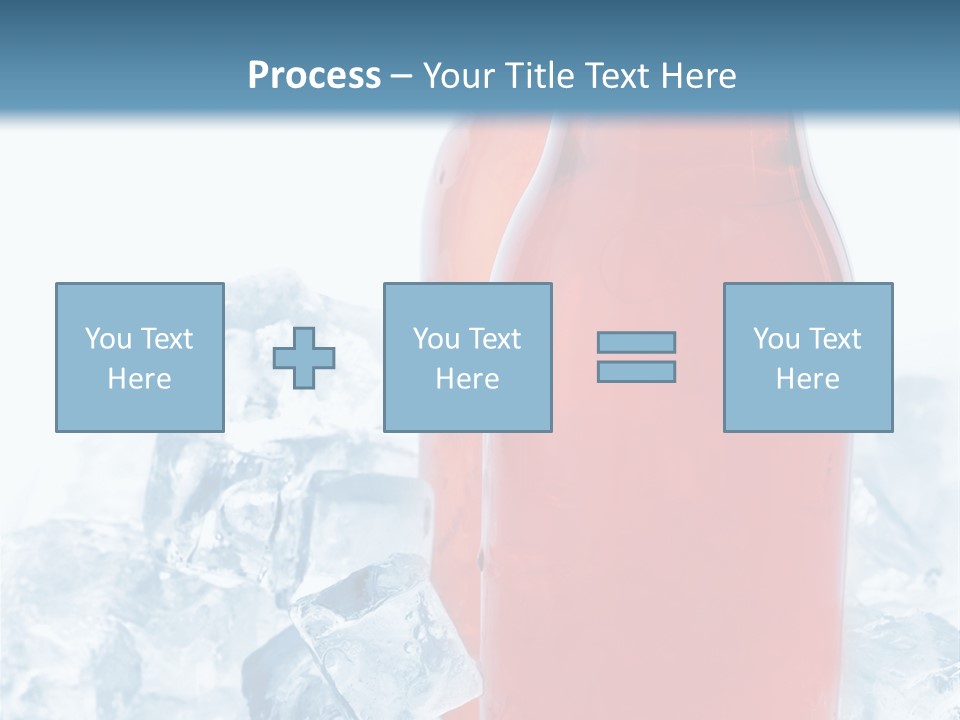 Cool Ice Photography PowerPoint Template