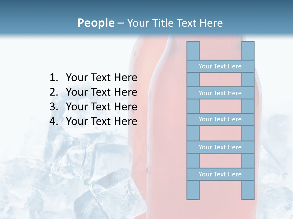 Cool Ice Photography PowerPoint Template