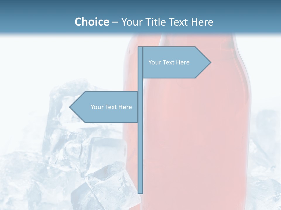 Cool Ice Photography PowerPoint Template