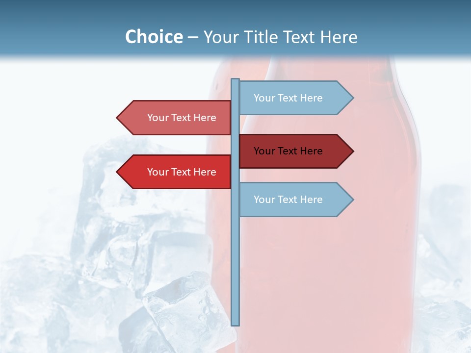 Cool Ice Photography PowerPoint Template