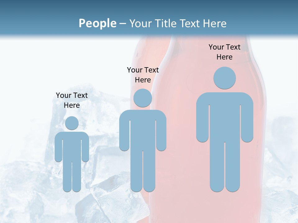 Cool Ice Photography PowerPoint Template