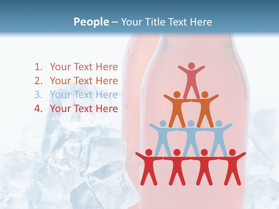 Cool Ice Photography PowerPoint Template