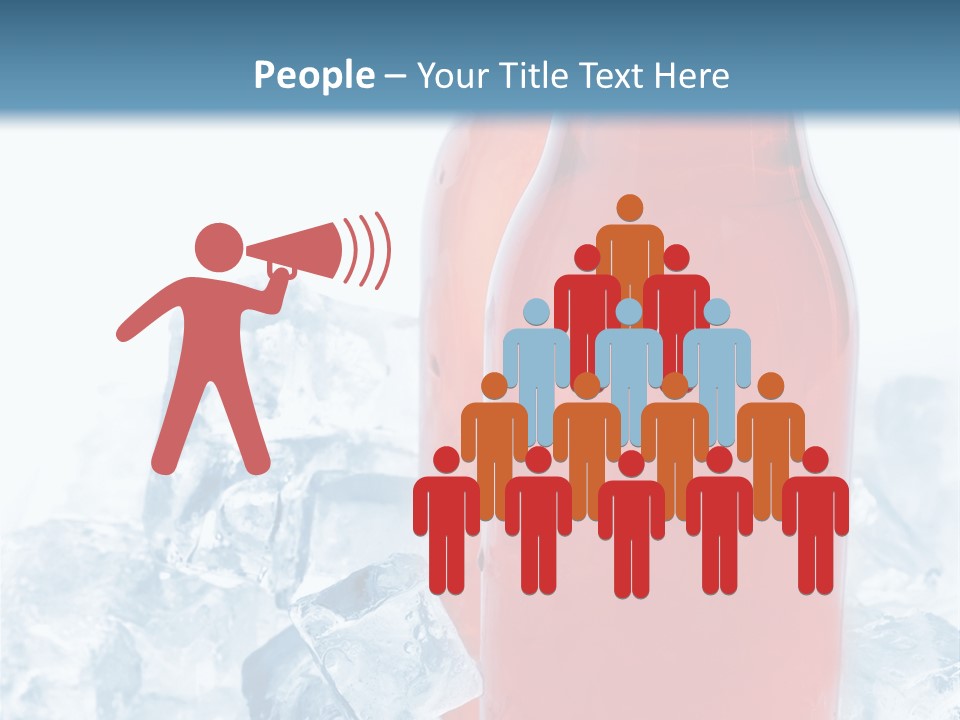 Cool Ice Photography PowerPoint Template