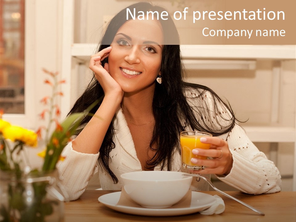 One Breakfast Lunch PowerPoint Template