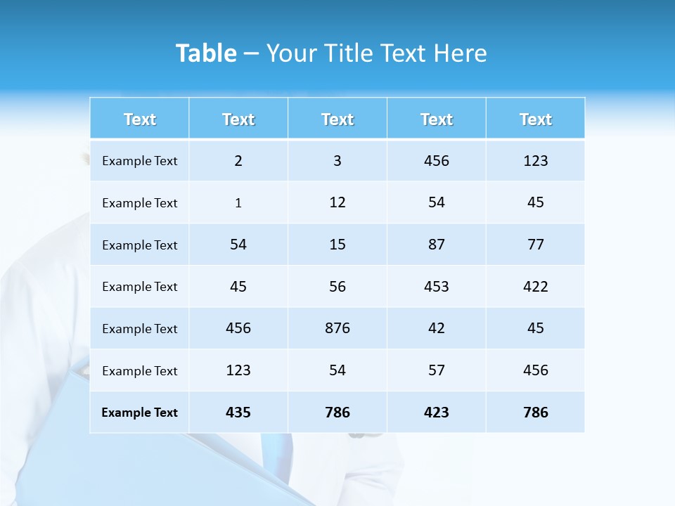 People Sick Medical PowerPoint Template