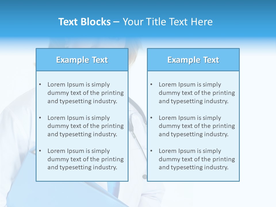 People Sick Medical PowerPoint Template