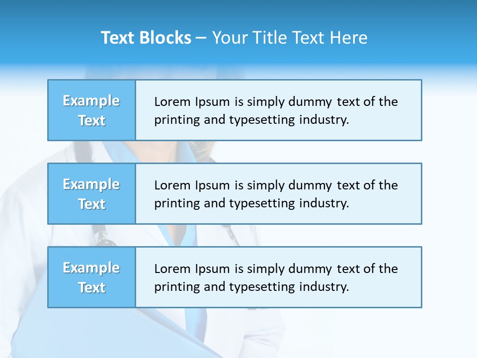 People Sick Medical PowerPoint Template