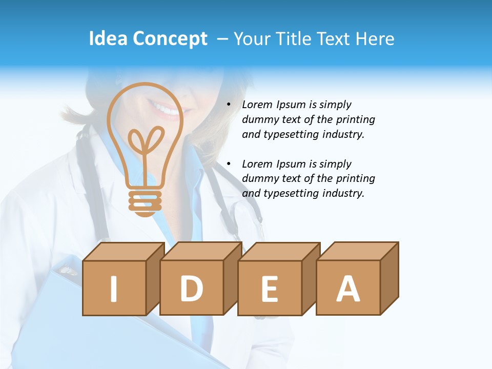 People Sick Medical PowerPoint Template