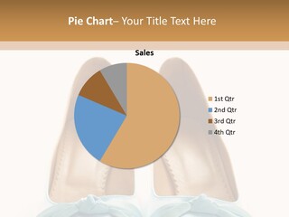 Togetherness White Slippers PowerPoint Template