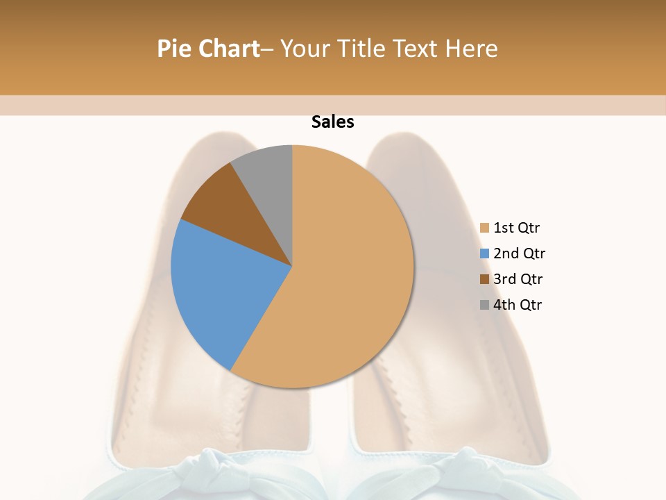 Togetherness White Slippers PowerPoint Template