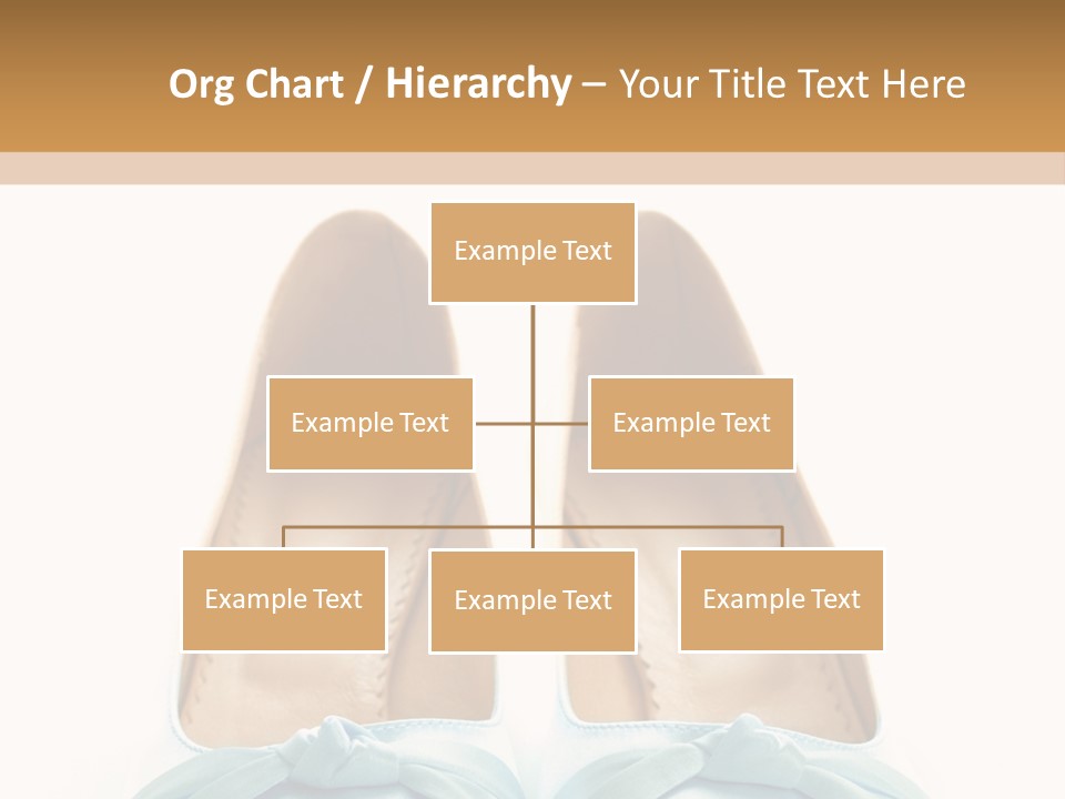 Togetherness White Slippers PowerPoint Template