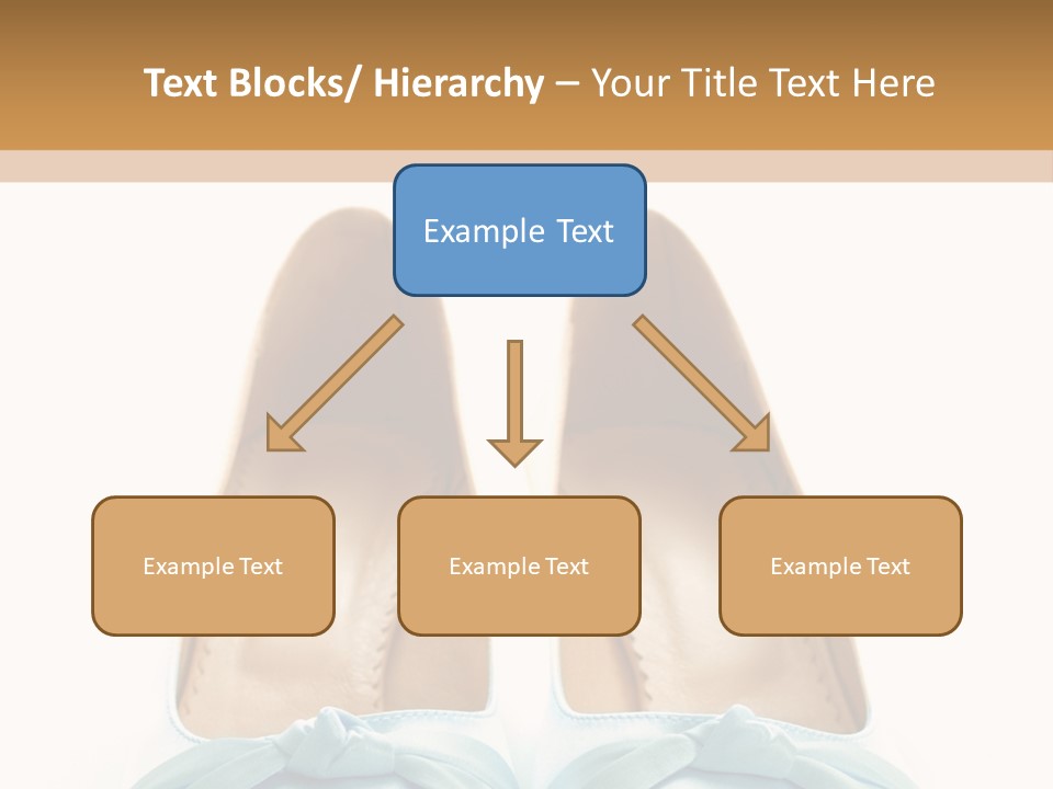 Togetherness White Slippers PowerPoint Template