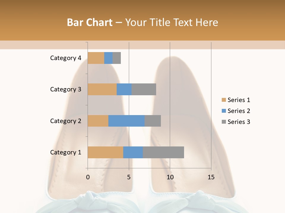 Togetherness White Slippers PowerPoint Template
