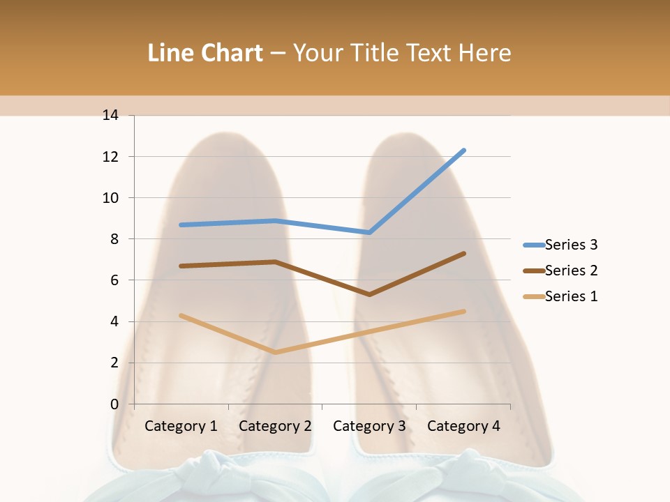 Togetherness White Slippers PowerPoint Template
