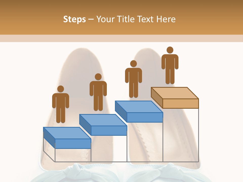 Togetherness White Slippers PowerPoint Template