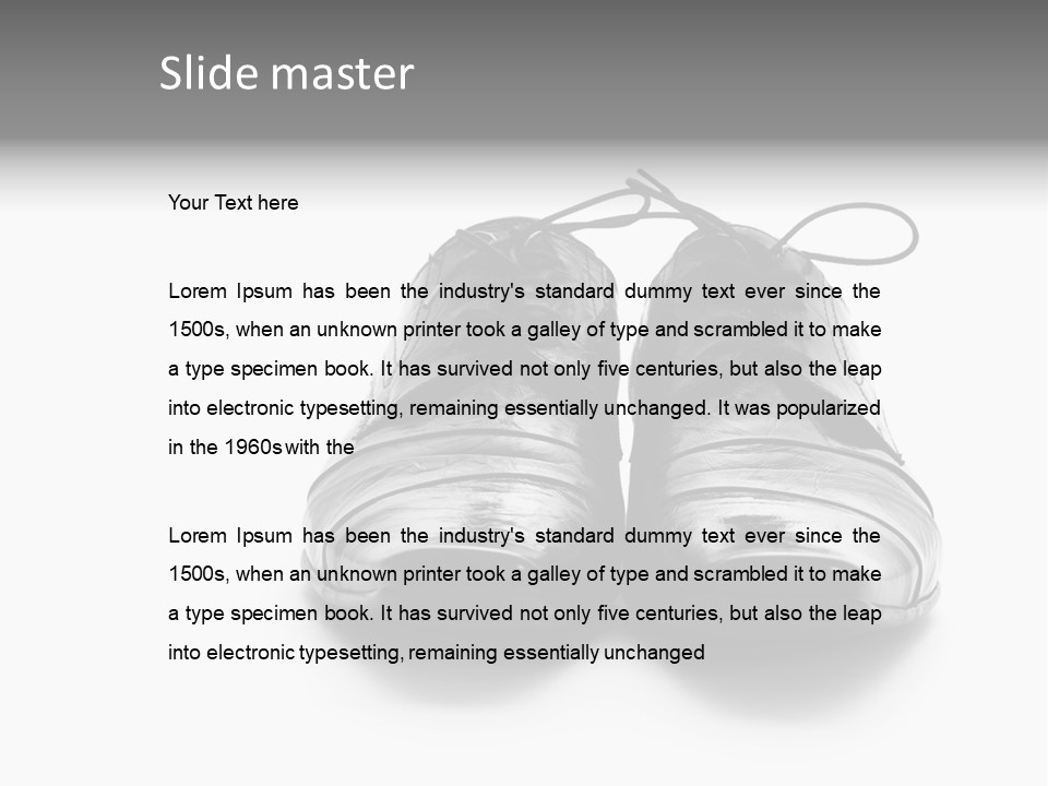 Leather Togetherness Background PowerPoint Template