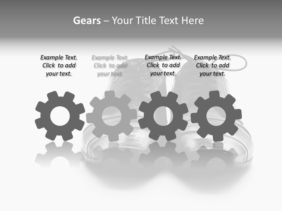 Leather Togetherness Background PowerPoint Template