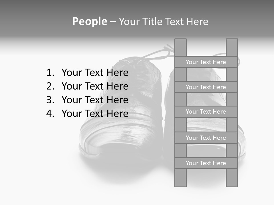 Leather Togetherness Background PowerPoint Template