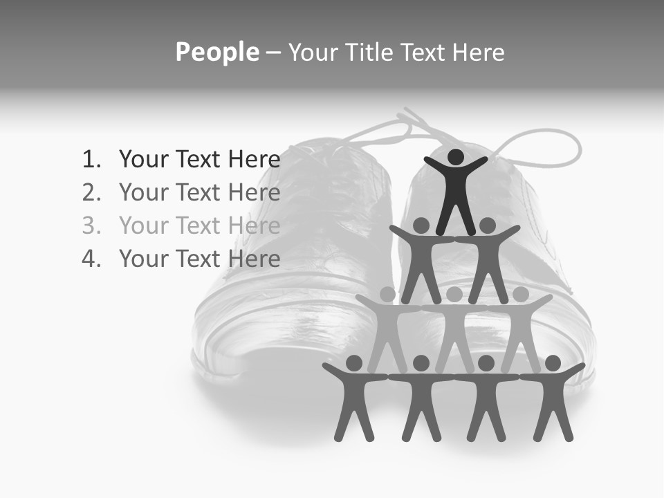 Leather Togetherness Background PowerPoint Template