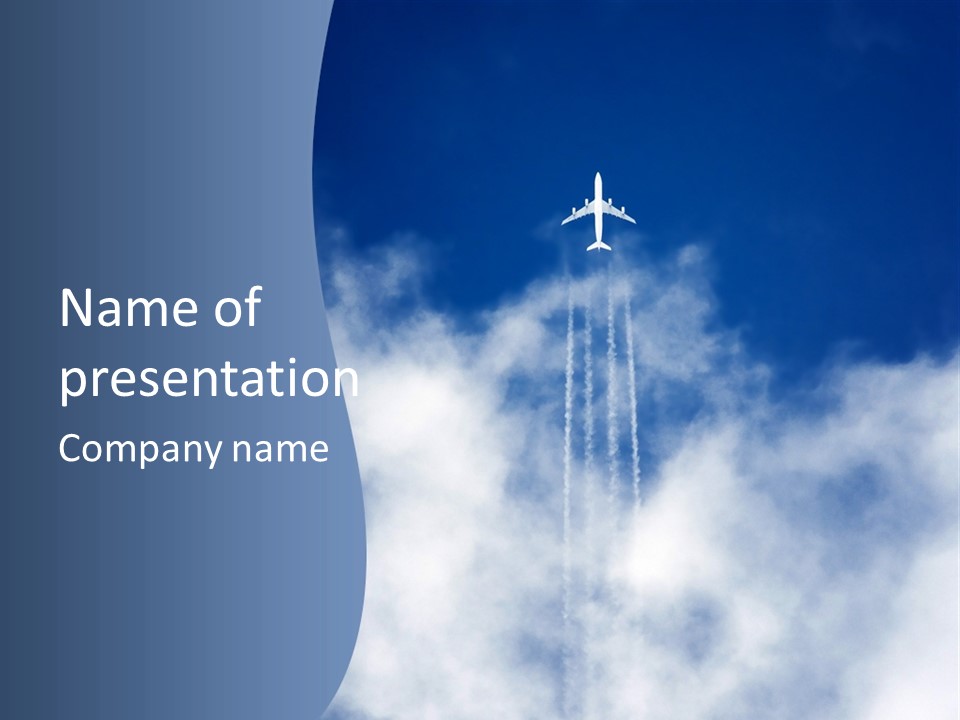 Trail Vapor Jumbo PowerPoint Template